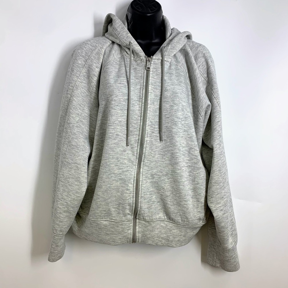YPB Your Personal Best Heathered Gray Zip‎ Up Hoodie Sweatshirt XL